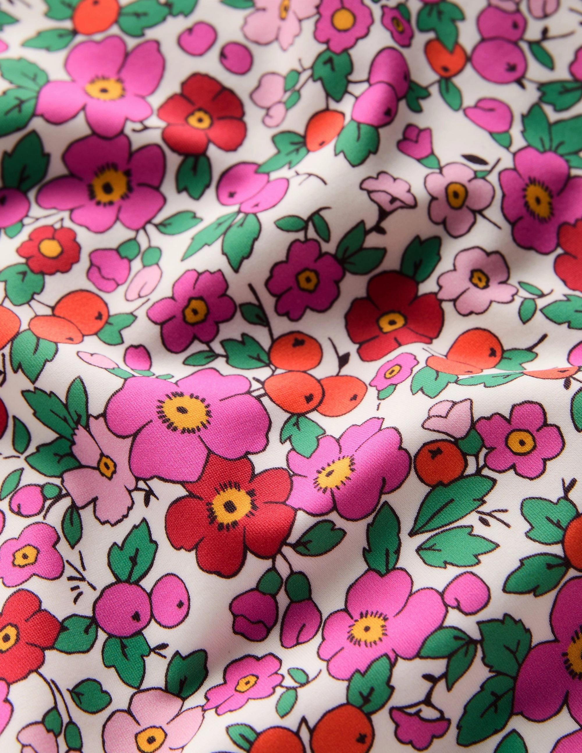 Vacation Packing Hallie Frill Strap Swimsuit-Bubblegum Pink Heart Stamp