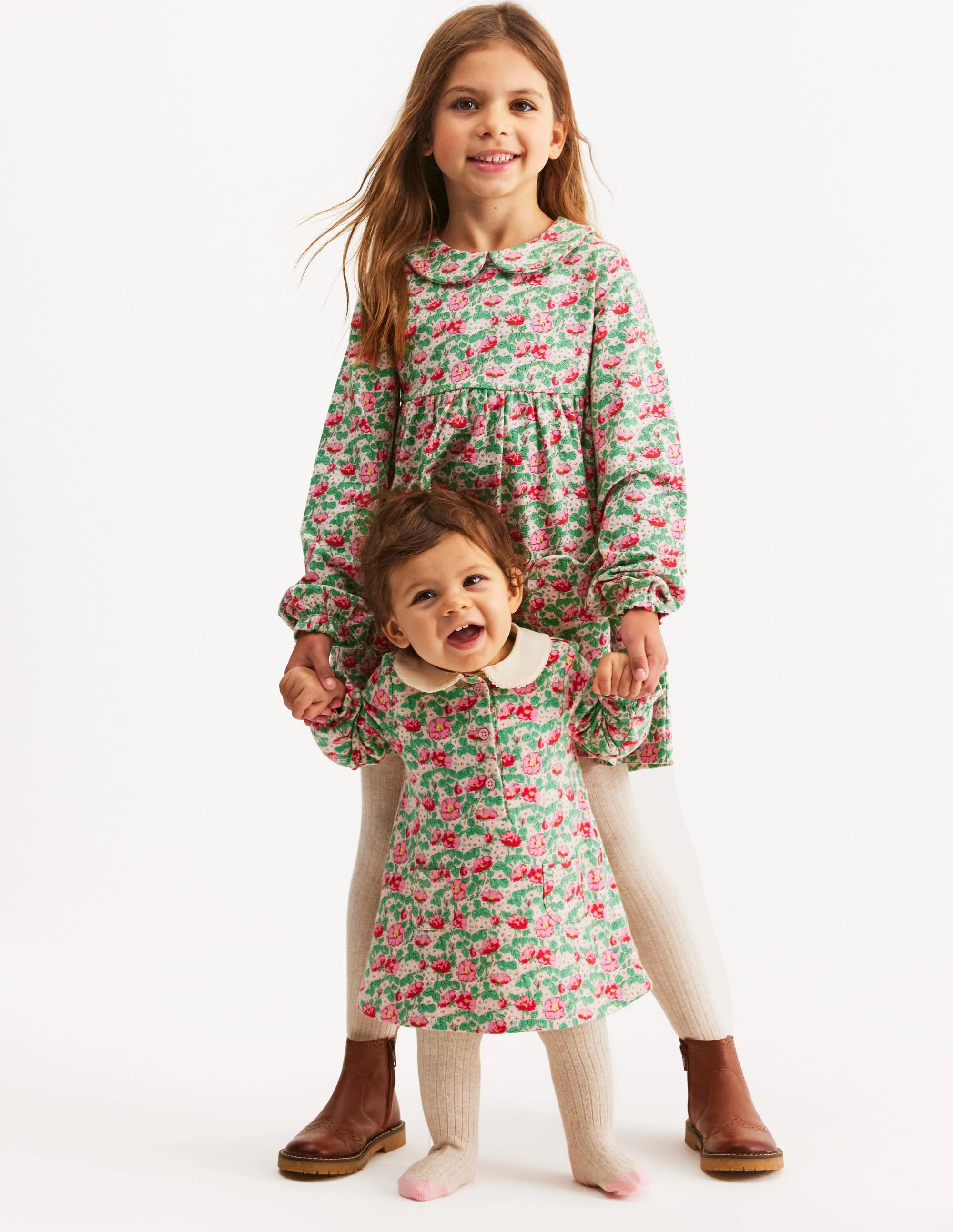 Modern Fit All-Season Comfort Collared Tunic-Chalk Pink Wild Rose