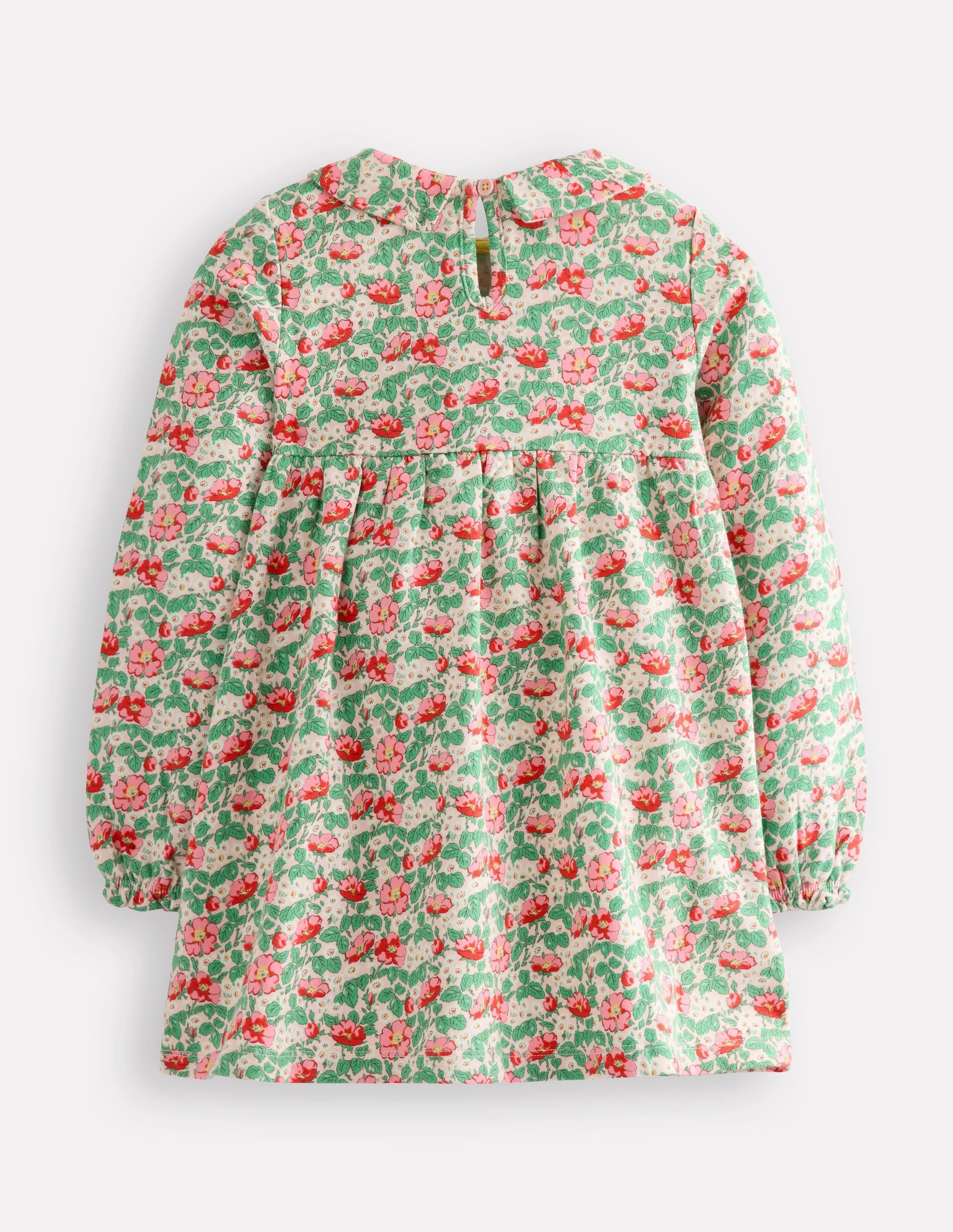 Collared Tunic-Chalk Pink Wild Rose Ultra Soft Blended Textile