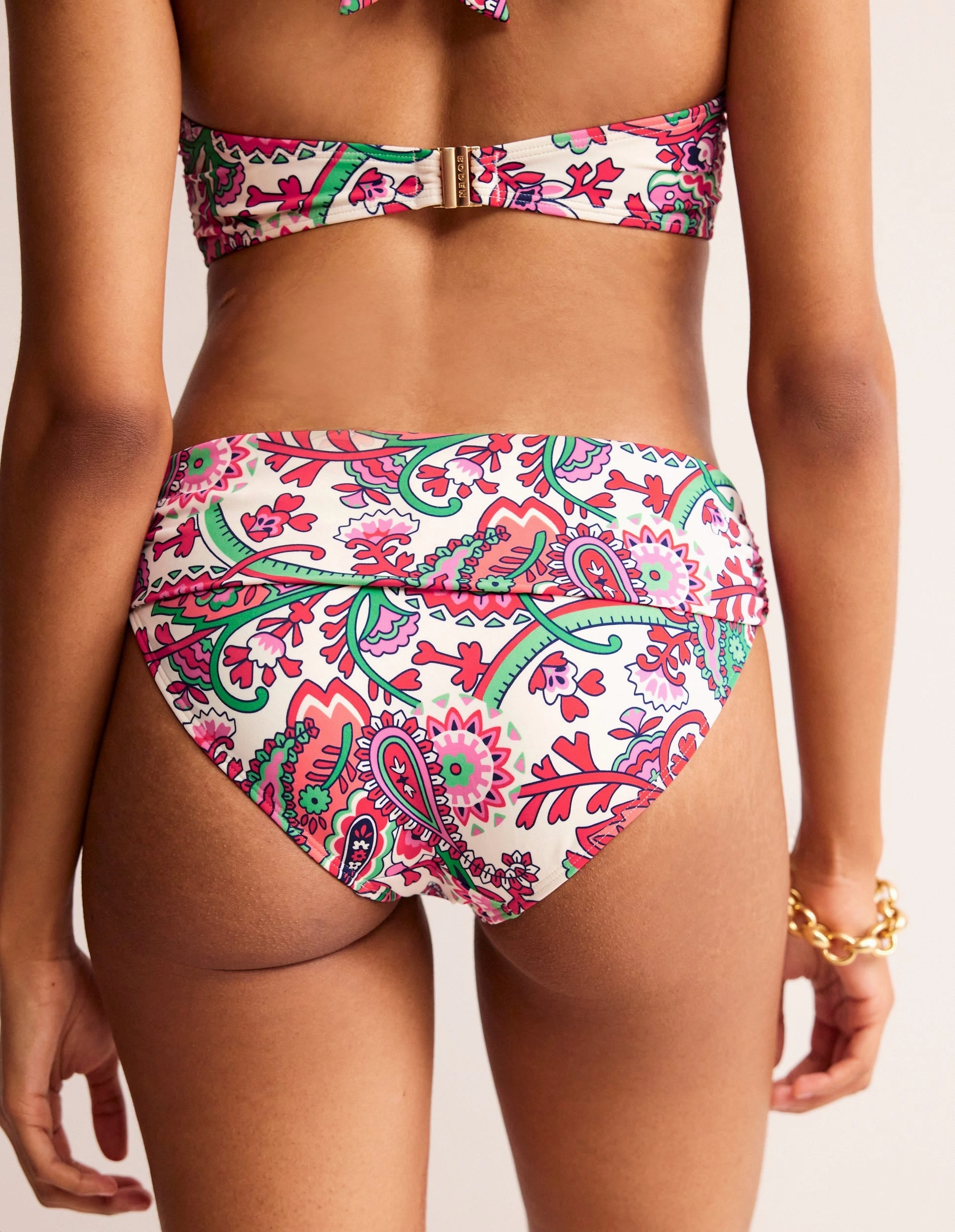 Classic Fold Bikini Bottoms-Multi, Fantastical Ocean Getaway