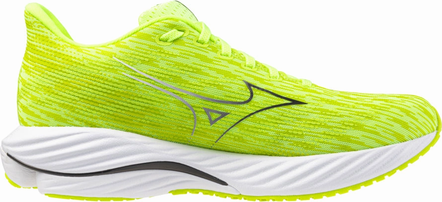 affordable shoes rough - surface proof Mizuno Wave Rider 28 Mens Running Shoes - Green