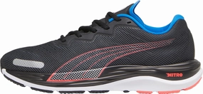 Puma Velocity Nitro 2 Mens Running Shoes - Black round - toe shoes