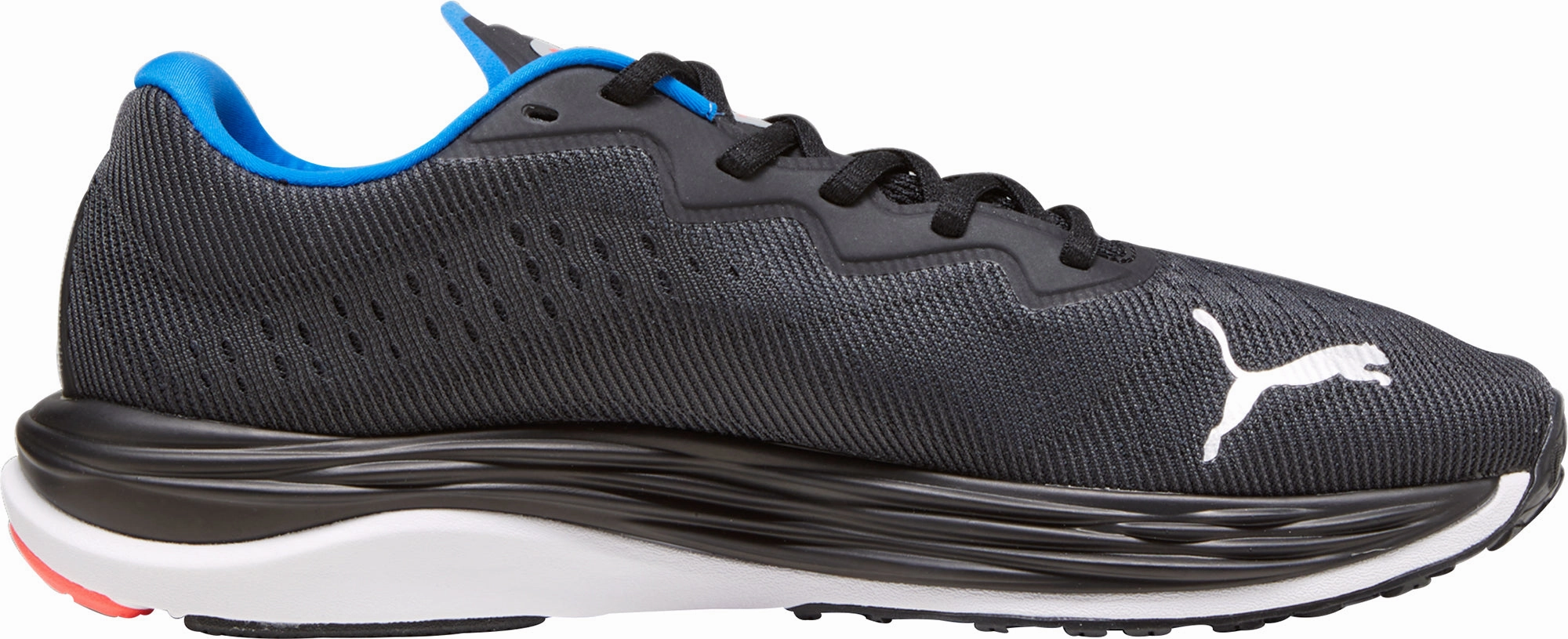 Waterproof Design Puma Velocity Nitro 2 Mens Running Shoes - Black