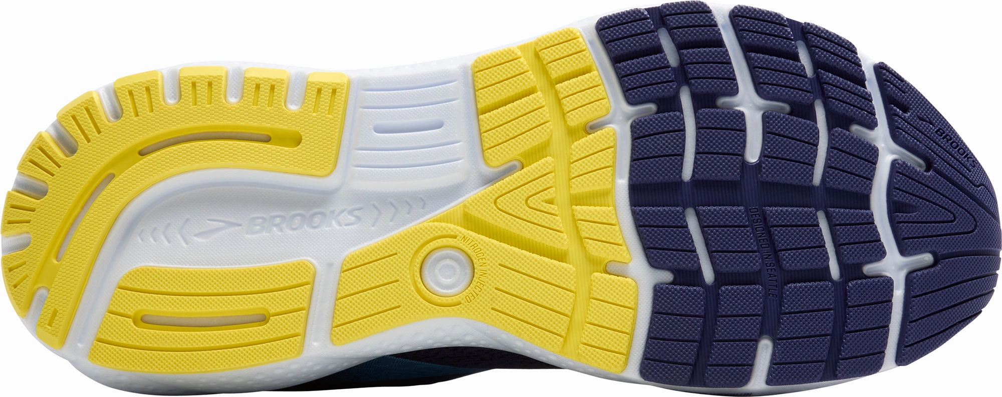 Brooks Ghost 16 Mens Running Shoes - Blue Pilates