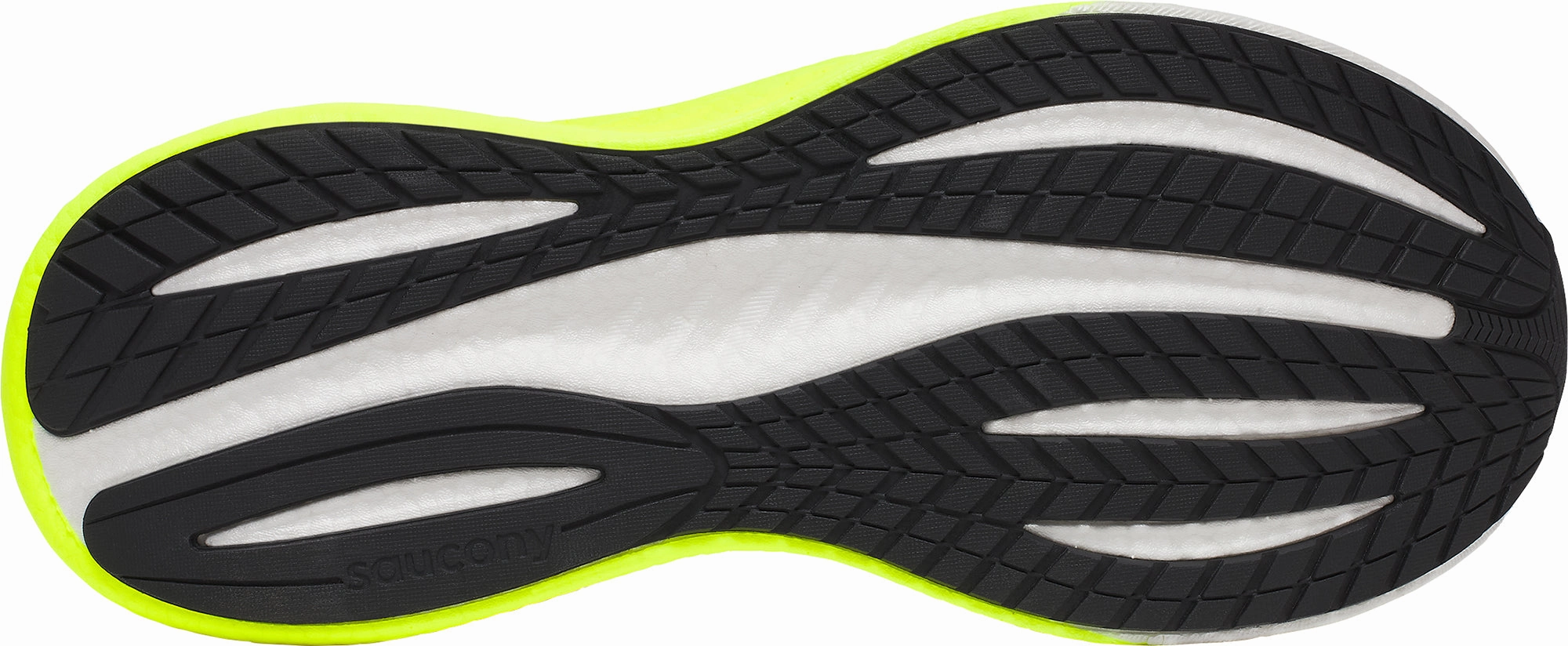 Air Injection Mold lightweight upper running shoes Saucony Triumph 22 Mens Running Shoes - White