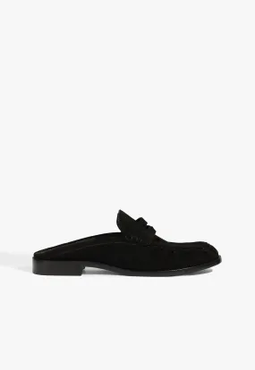 Book Fair Tyche Mule Suede Flat