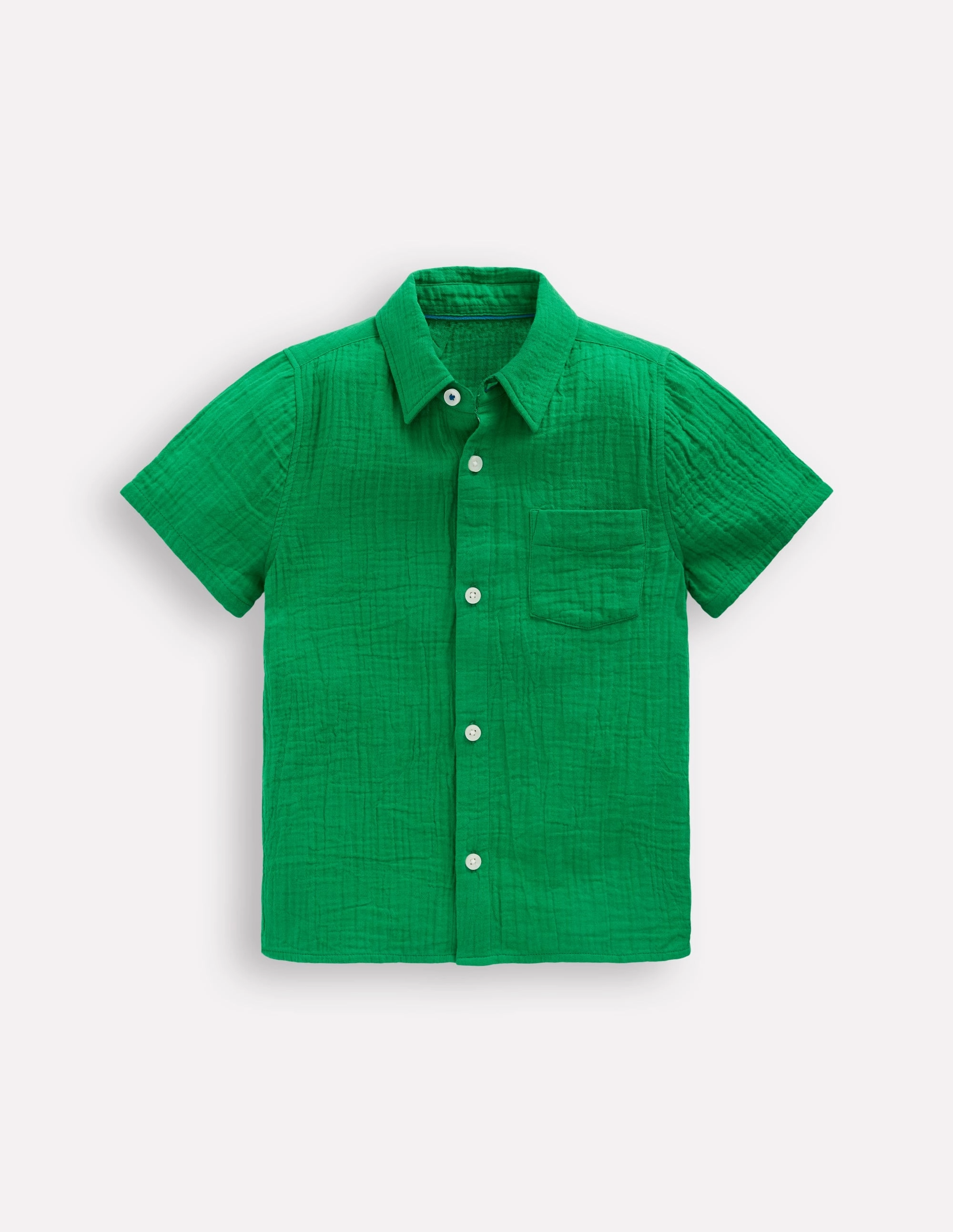 Anti Pill Surface Double Cloth Shirt-Rich Emerald