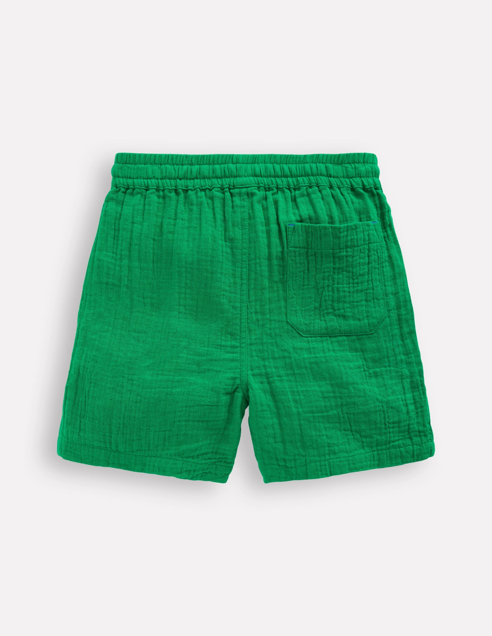 Performance Layers Relaxed Motion Double Cloth Shorts-Rich Emerald