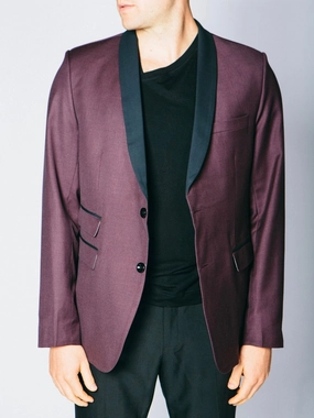 Quality Assurance Any Old Iron Classic Cashmere Blend Blazer - Ox Blood