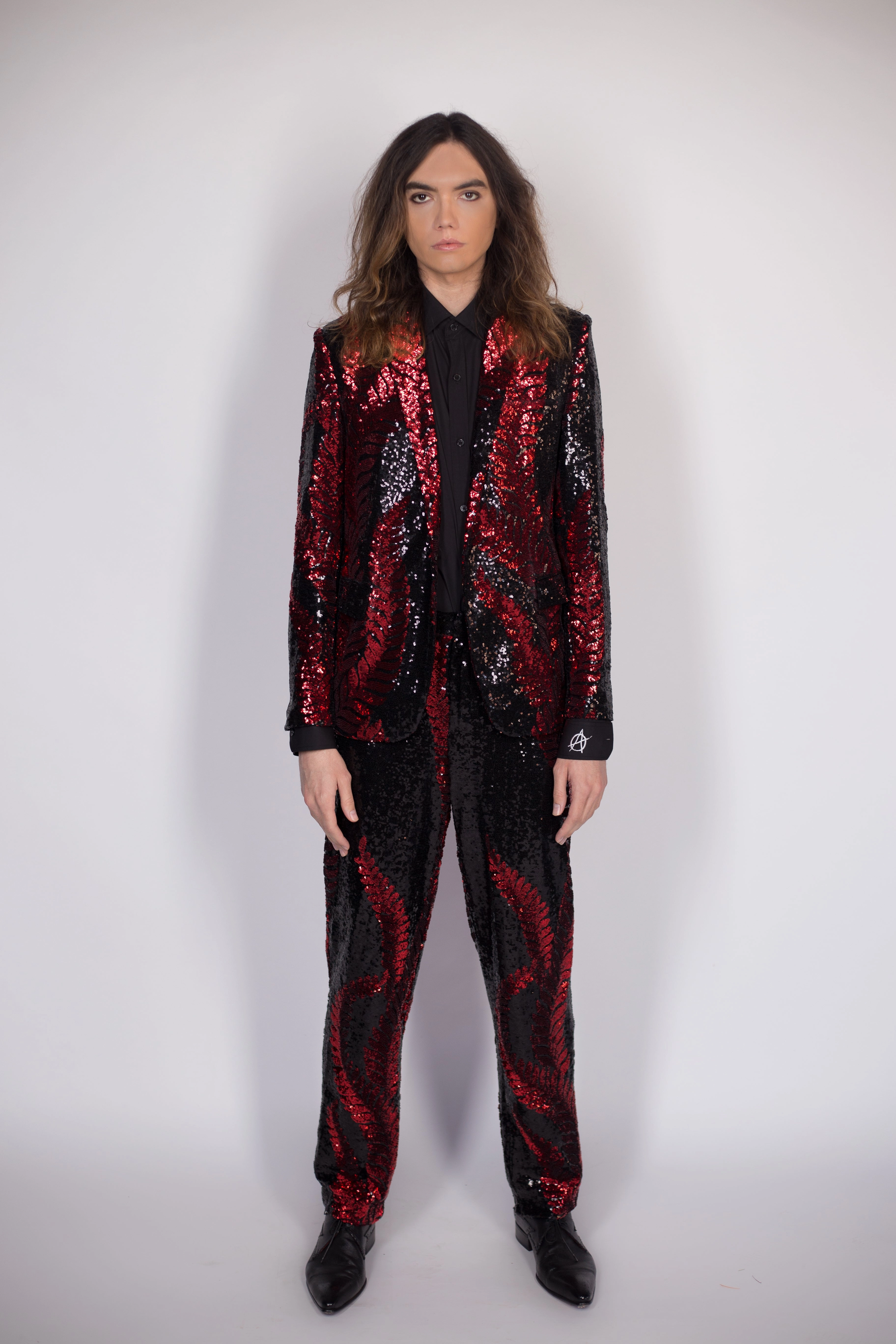 Business Fit Any Old Iron Red Leaf Suit