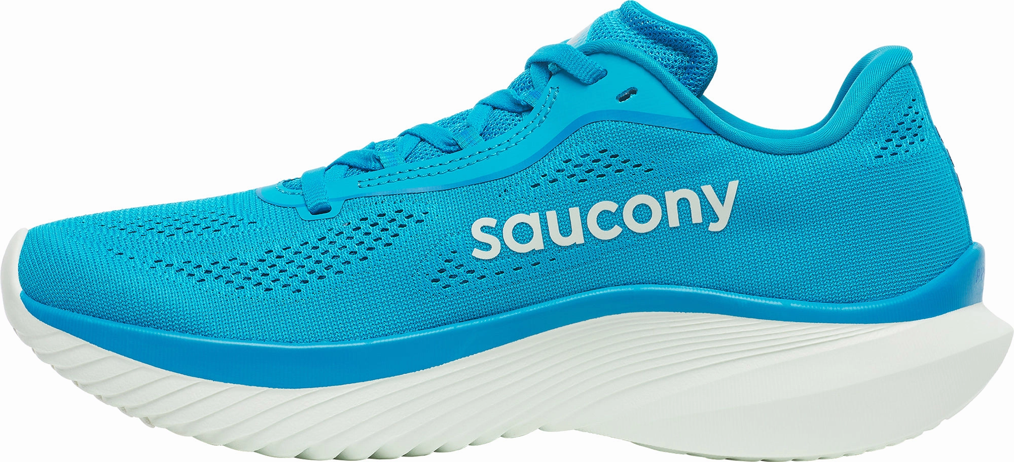 Posture Boost Saucony Kinvara 15 Womens Running Shoes - Blue