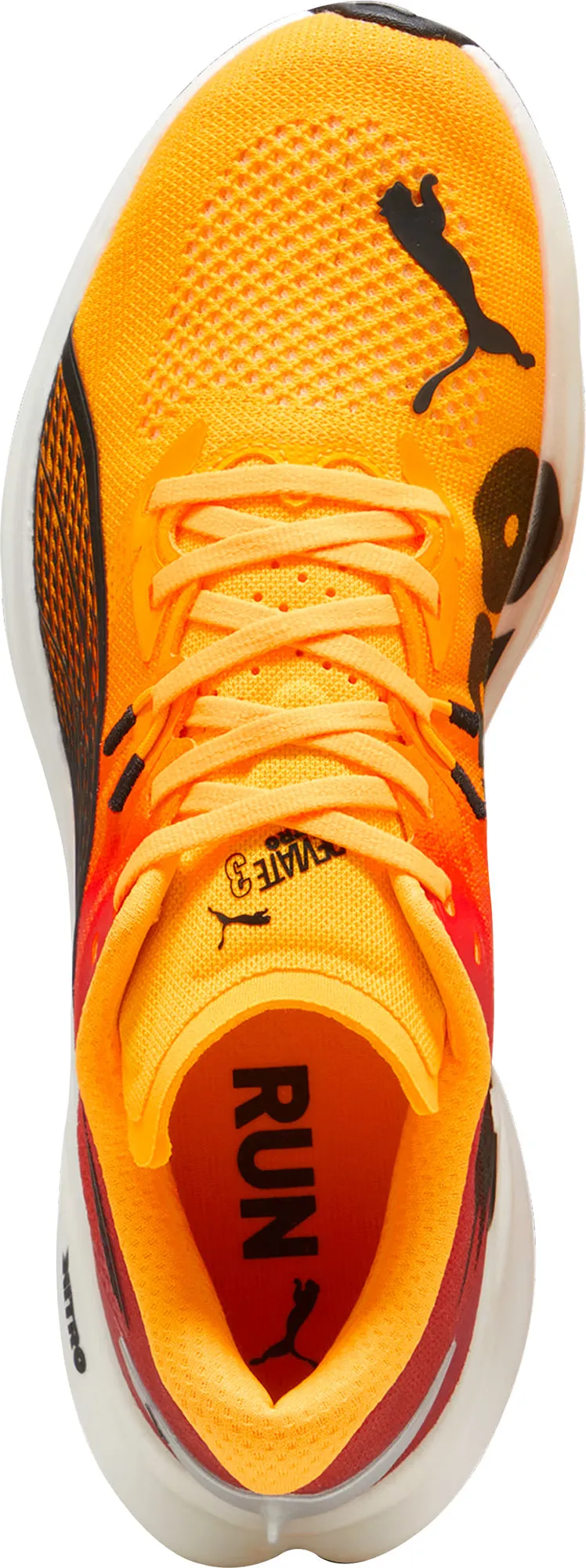 Puma Deviate Nitro 3 Womens Running Shoes - Orange Traction Enhancement