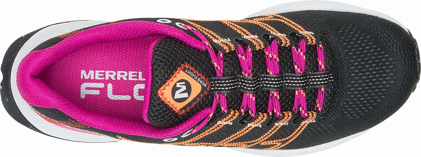 Merrell Moab Flight Womens Trail Running Shoes - Black Mid Top Comfort toe