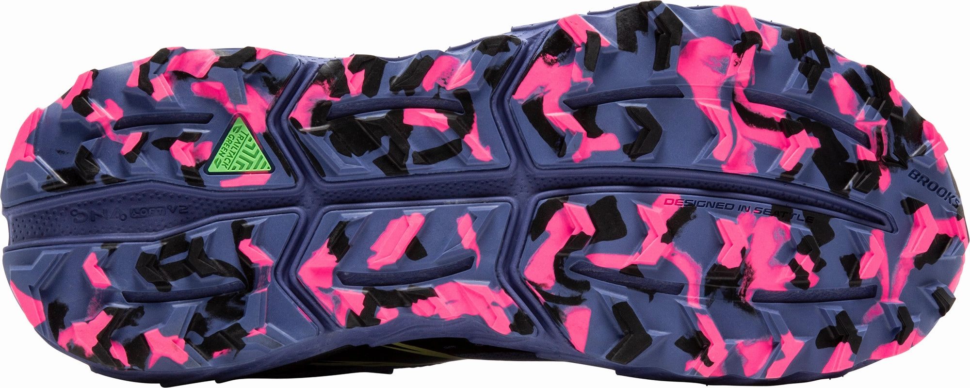 Abrasion Defying Heel Guard professional runner shoes Brooks Cascadia 18 GORE-TEX Womens Trail Running Shoes - Blue