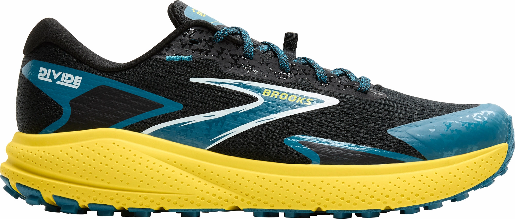 evening - run low - performance shoes Brooks Divide 5 Mens Trail Running Shoes - Black