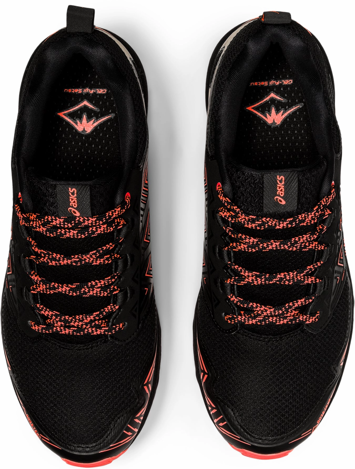 Asphalt Multi Layer Cushioning Asics Gel FujiSetsu 3 GORE-TEX Womens Winter Trail Running Shoes - Black