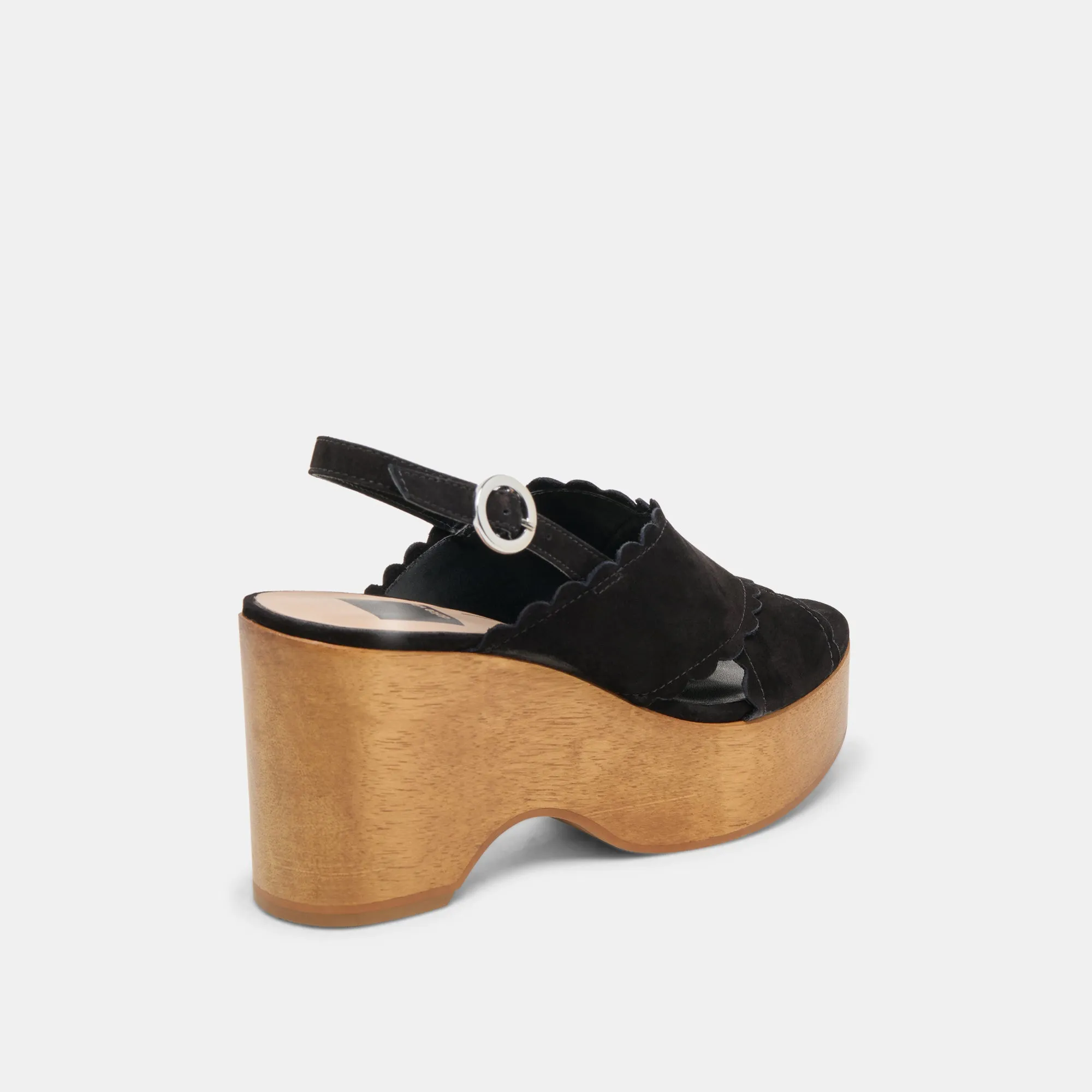 Chic Boots DILION WEDGES BLACK NUBUCK