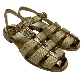 Shoes Flats By Dolce Vita In Gold, Size:8.5 Book Fair
