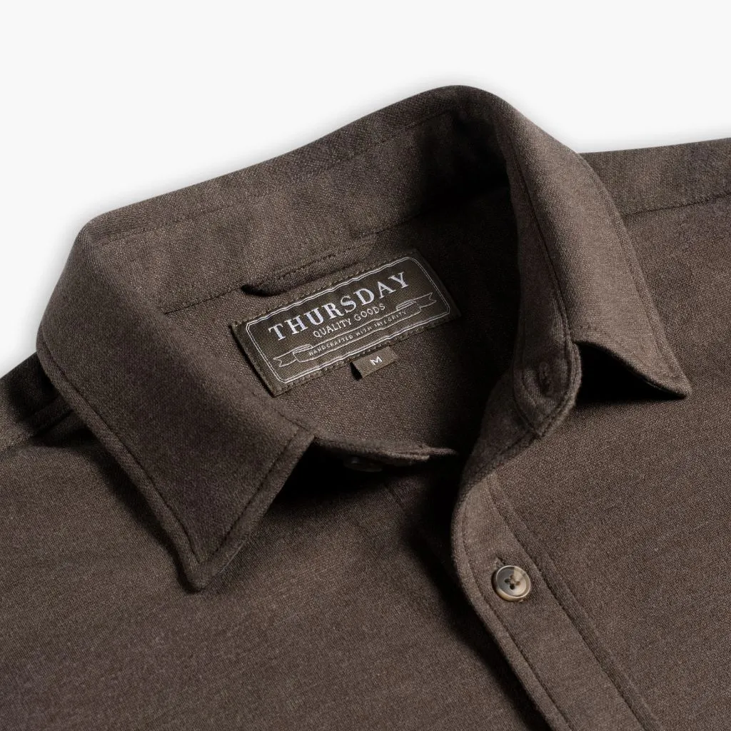 Everyday Button-Down Shirt | Brown (Two Pocket) Lakeside Relaxation