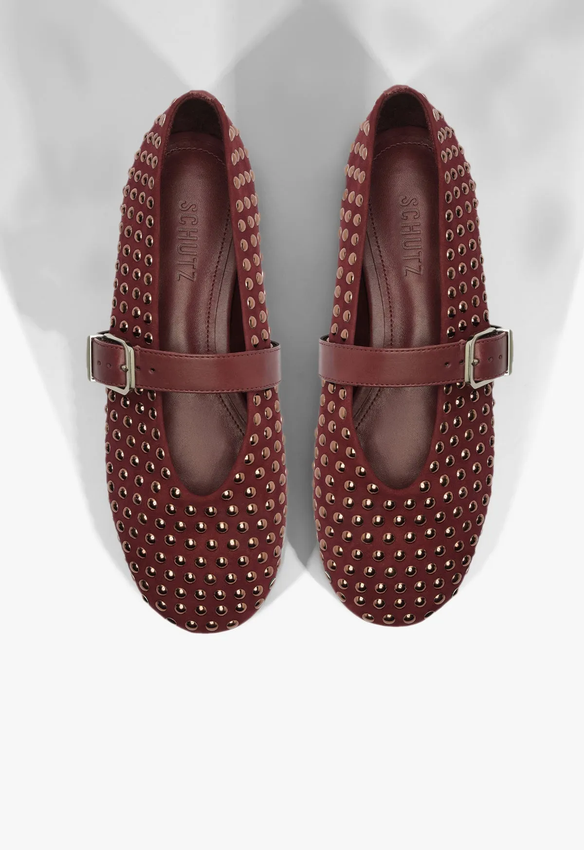 Eiza Shine Suede Flat Ceremony Look Fashion Footwear