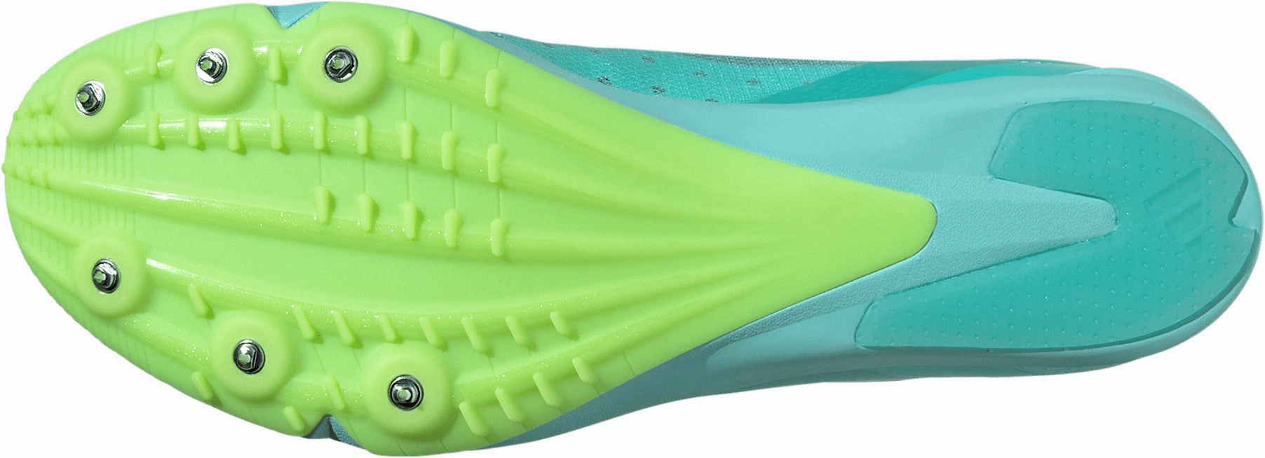 adidas Adizero Distancestar Running Spikes - Green Enhanced Traction Nodes