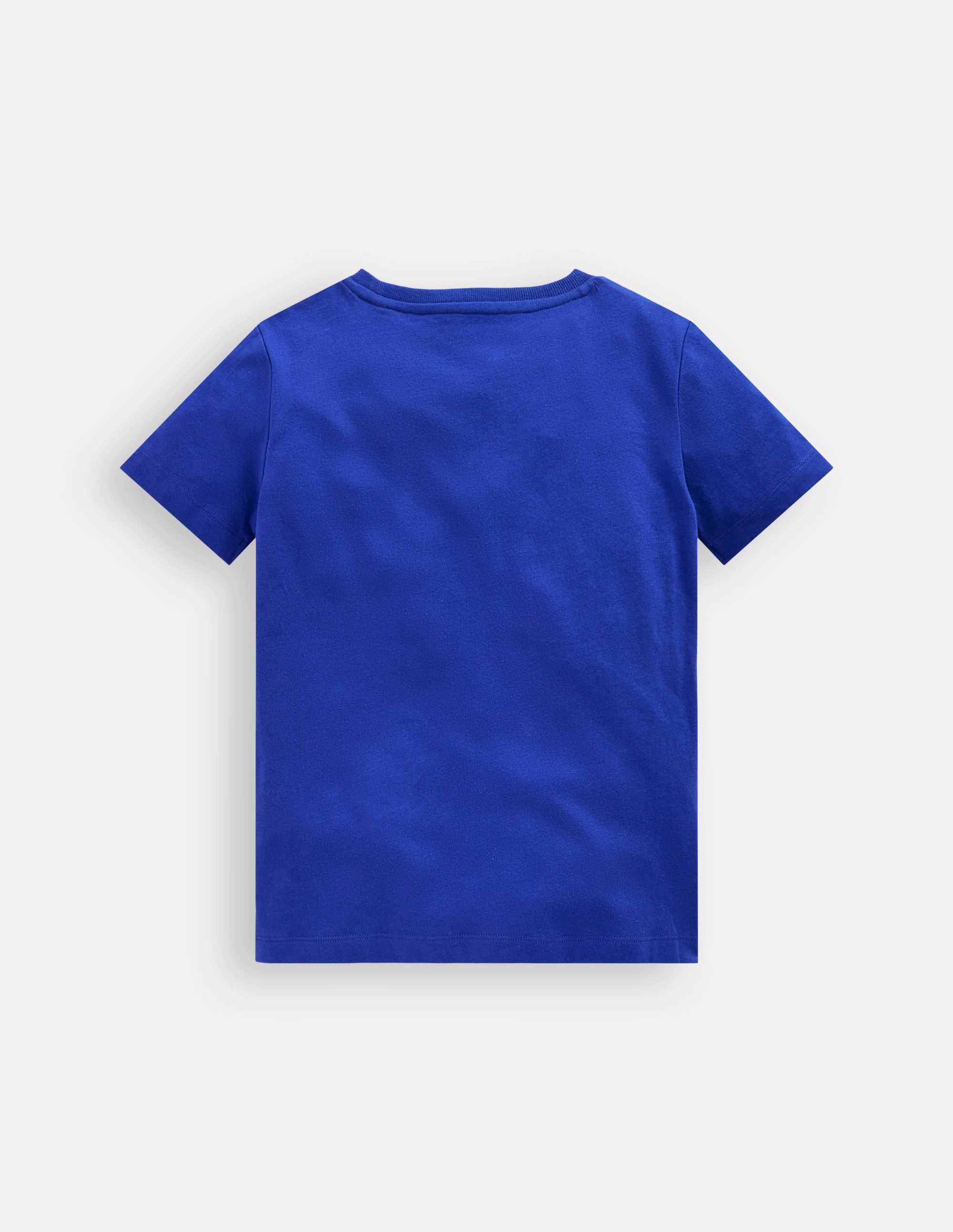 Versatile Fit Short Sleeve Boucl?? T-shirt-Bright Blue Turtles