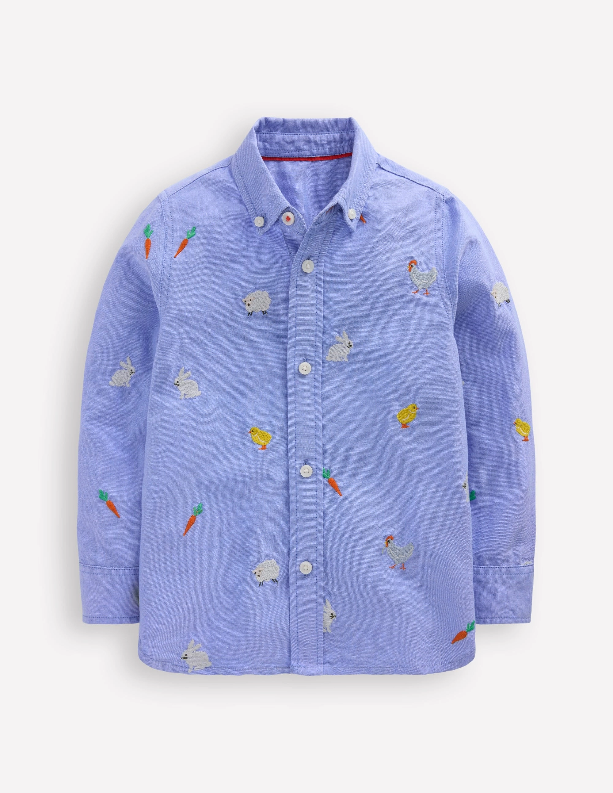 Embroidered Shirt-Multi Easter Embroidery Good stretch Luxury exclusivity