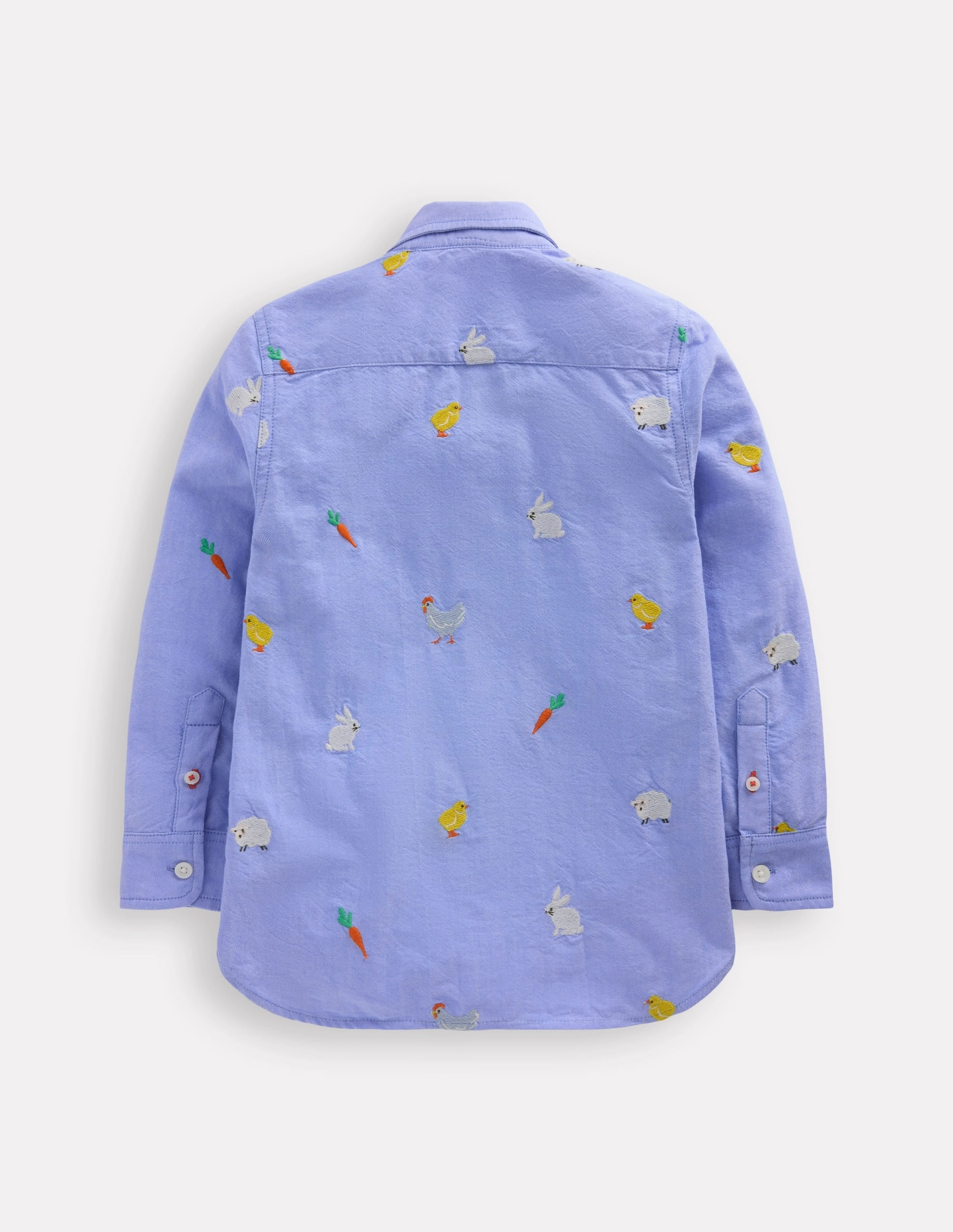 Embroidered Shirt-Multi Easter Embroidery Relaxed Design
