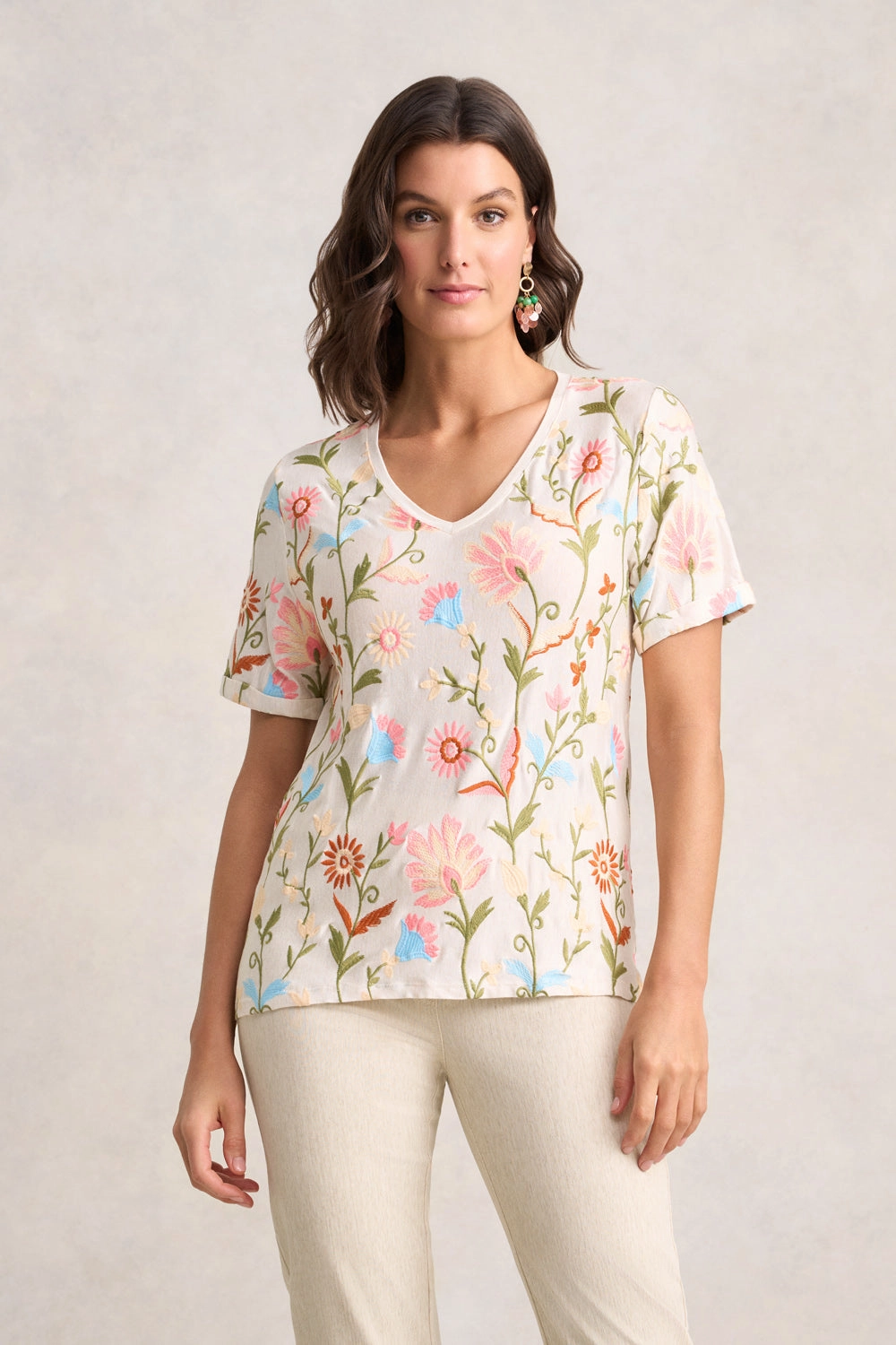 Embroidered Tee - Tile Embroidery QuickRelease Closure