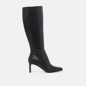 Low Profile Midsole EMMI WIDE CALF BOOTS BLACK LEATHER