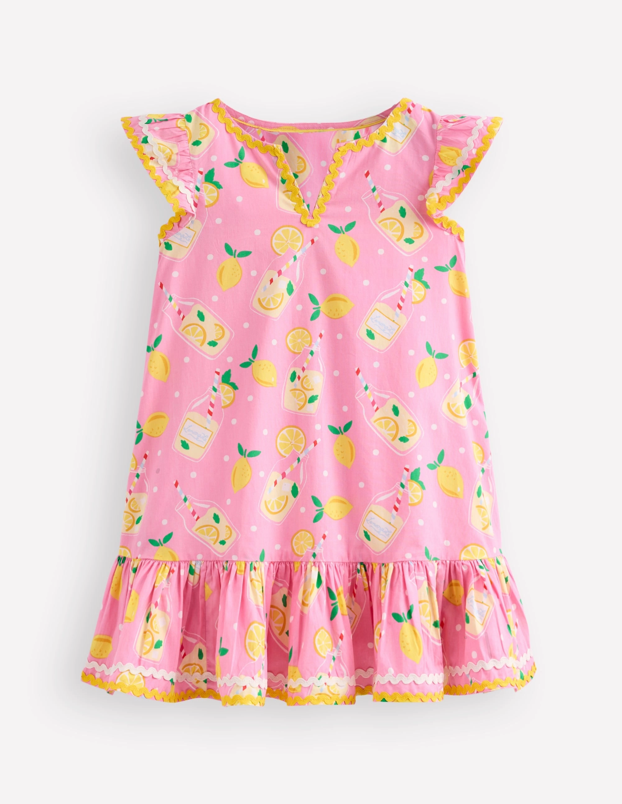 Subtle Charm vacation look Emmy Woven Beach Dress-Chalk Pink Lemonade