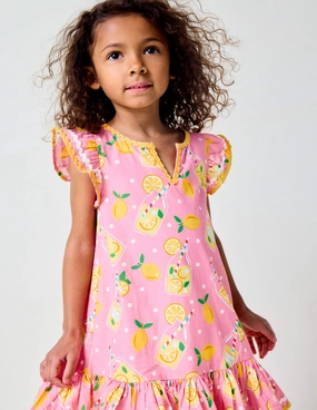 Emmy Woven Beach Dress-Chalk Pink Lemonade Quick-Dry Perfect Layer