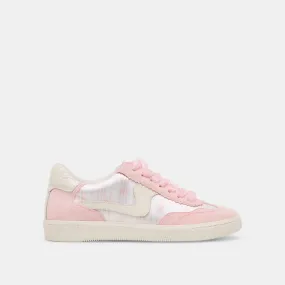NOTICE X BYRDIE GOLF SNEAKERS PINK FLORAL NYLON waterproof Pressure Dispersion Sole
