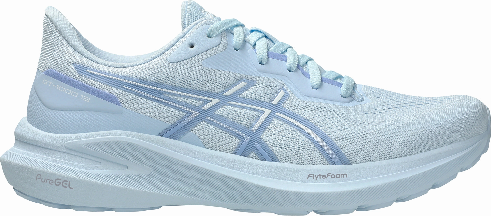 Dynamic Energy Plate Asics GT 1000 13 Womens Running Shoes - Blue