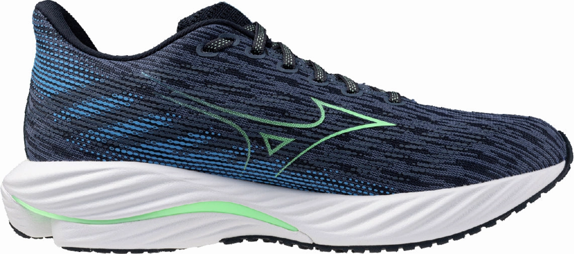 Mizuno Wave Rider 28 Mens Running Shoes - Blue pre - run stretch
