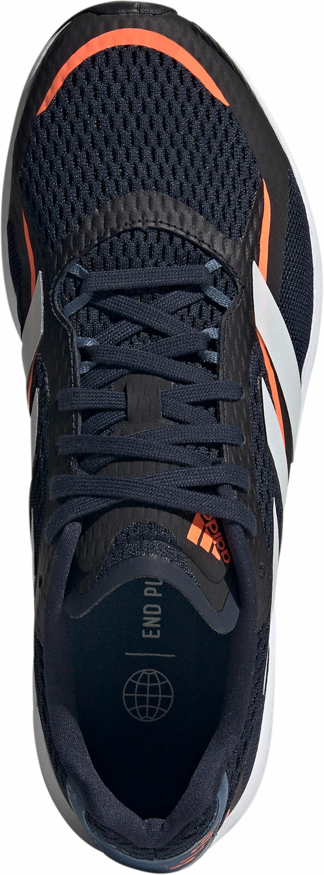 adidas SL20.3 Mens Running Shoes - Blue Hyperbolic Heel Counter peak - running