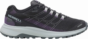 running for health running in a bog area shoes Merrell Fly Strike GORE-TEX Womens Trail Running Shoes - Black