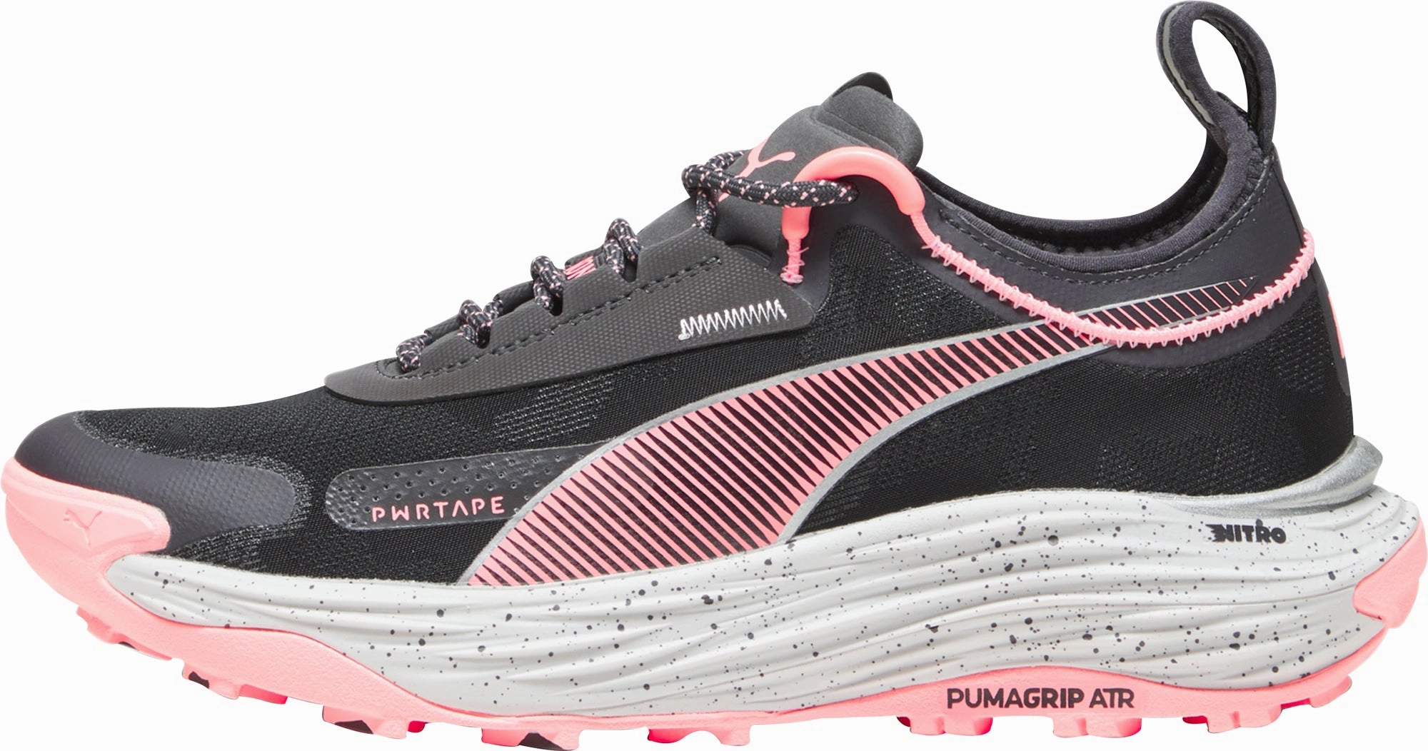 retro running gear Puma Voyage Nitro 3 Womens Trail Running Shoes - Grey