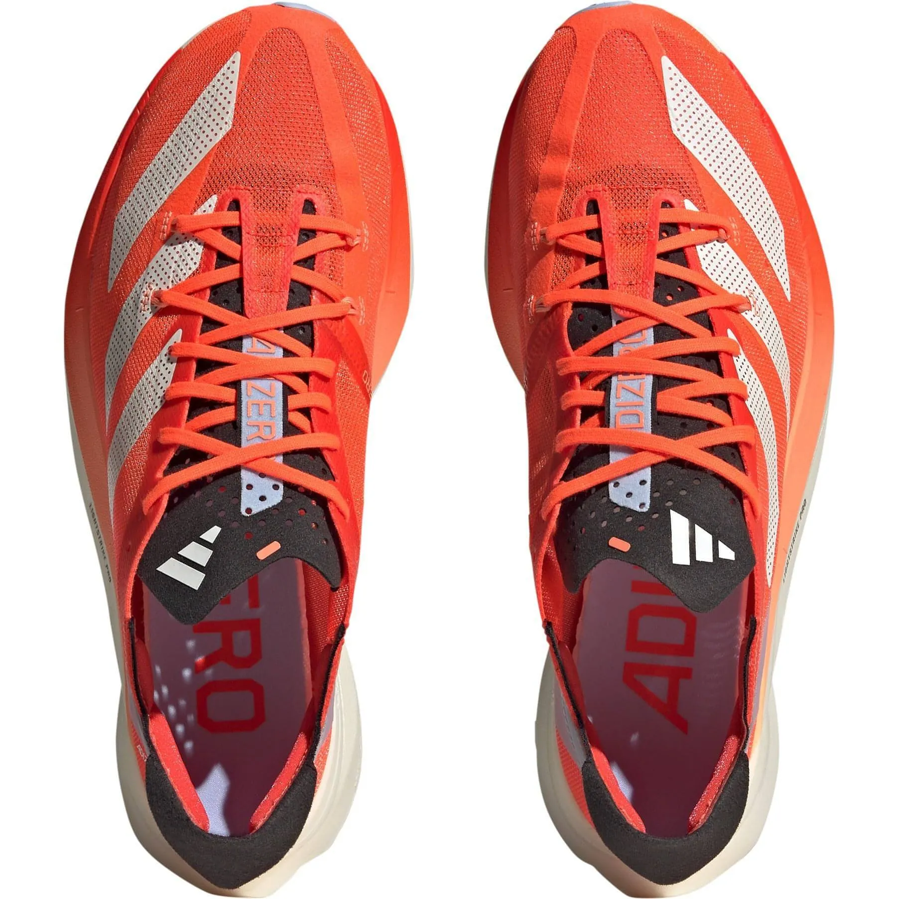 adidas Adizero Adios Pro 3 Running Shoes - Red running in a bog area shoes