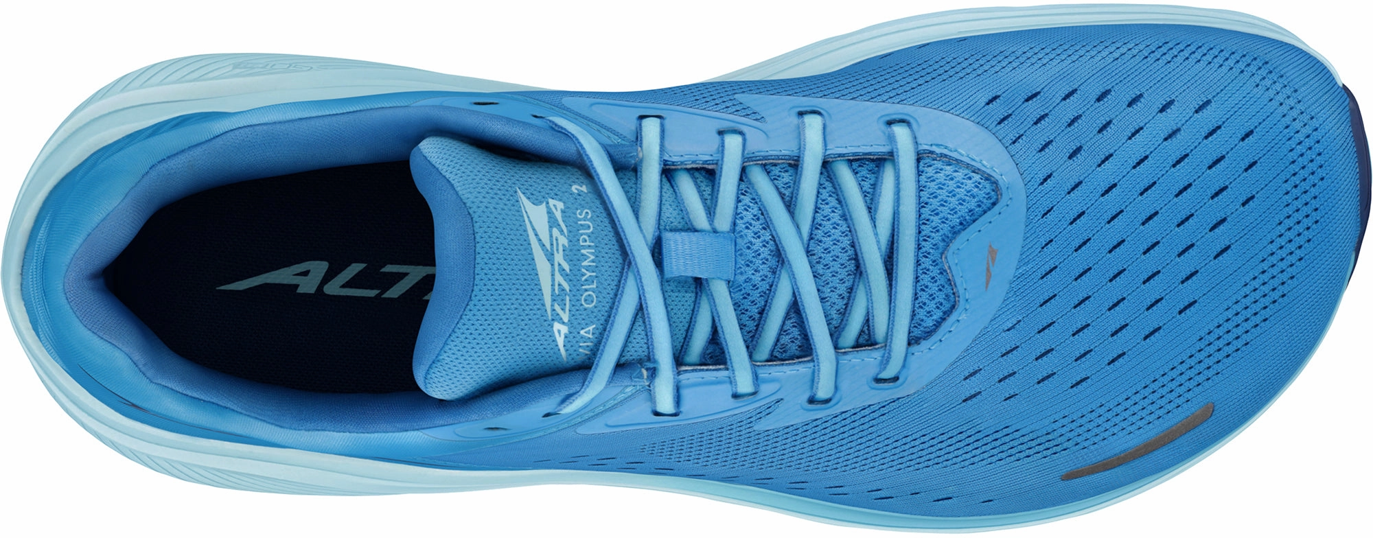 optimize running form Lightweight Cushioning Altra VIA Olympus 2 Mens Running Shoes - Blue