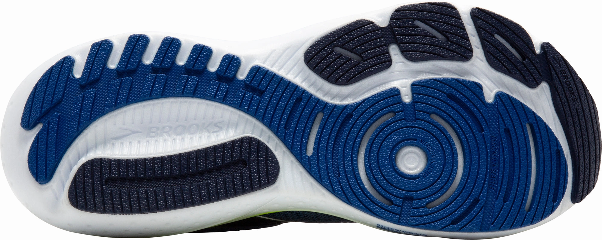 odor - resistant anti - odor shoes Brooks Glycerin GTS 21 Mens Running Shoes - Blue