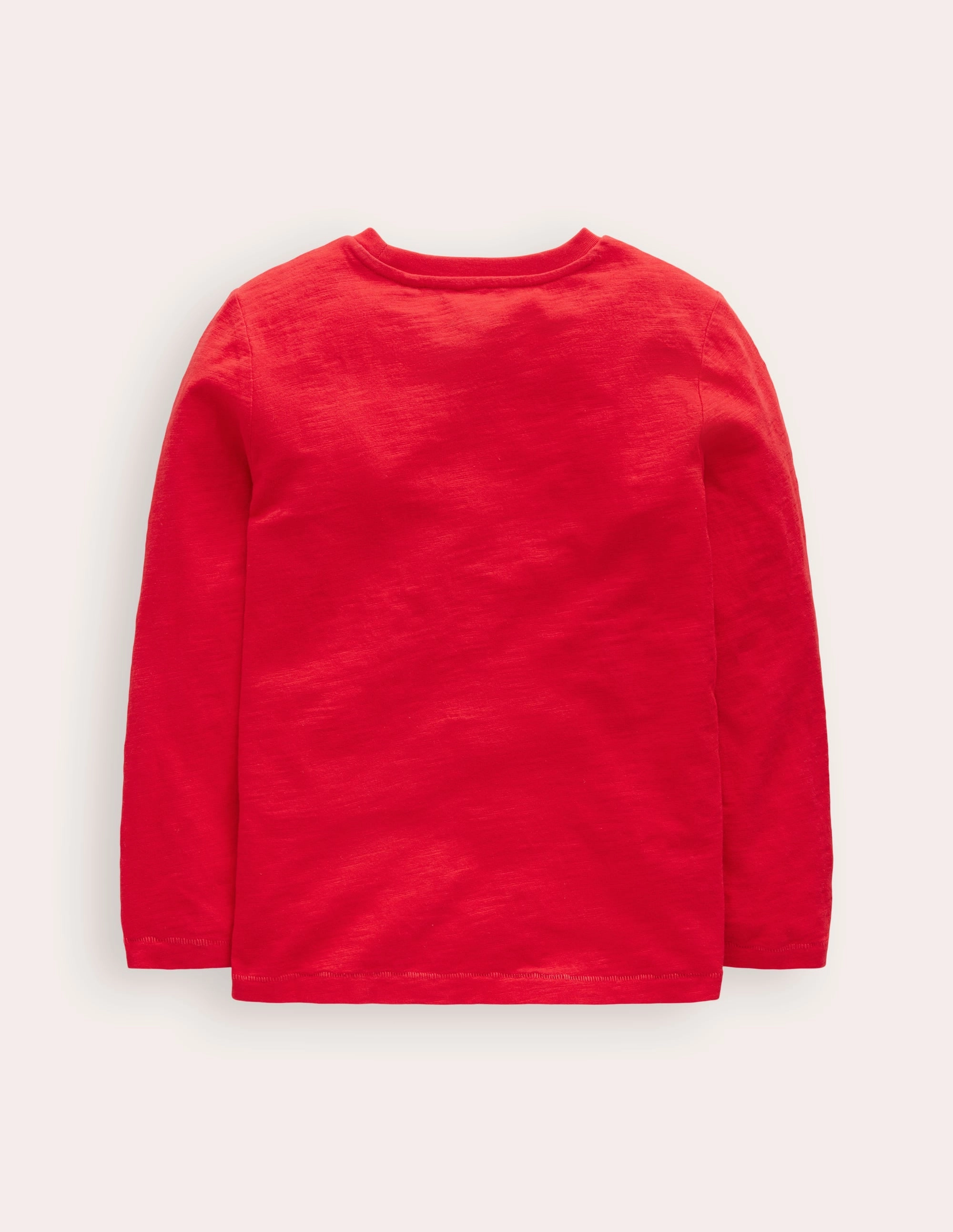 Everyday Long Sleeve T-Shirt-Poppy Red Sporty Stretch Fit