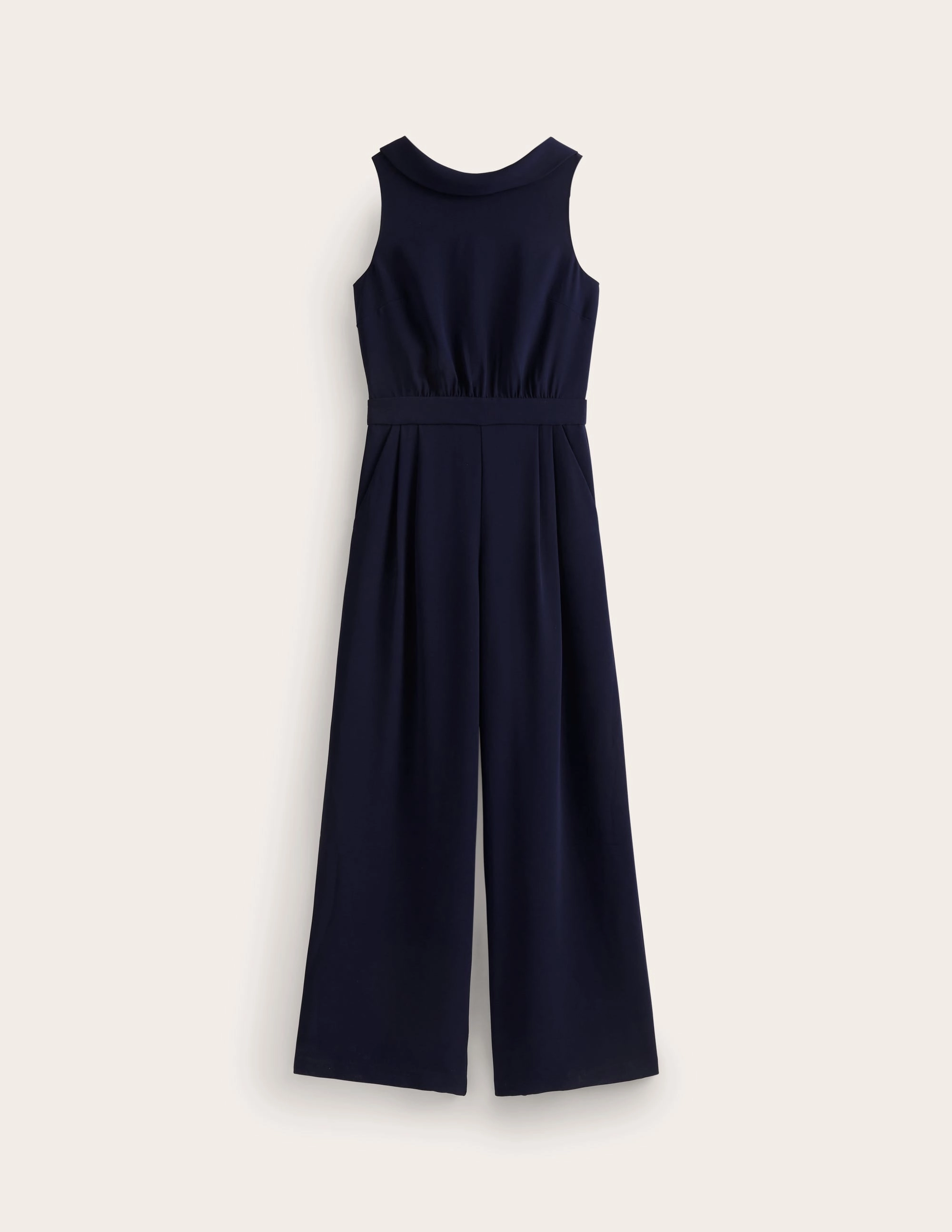 Comfy and Relaxed Night Party Clarissa Jumpsuit-Navy