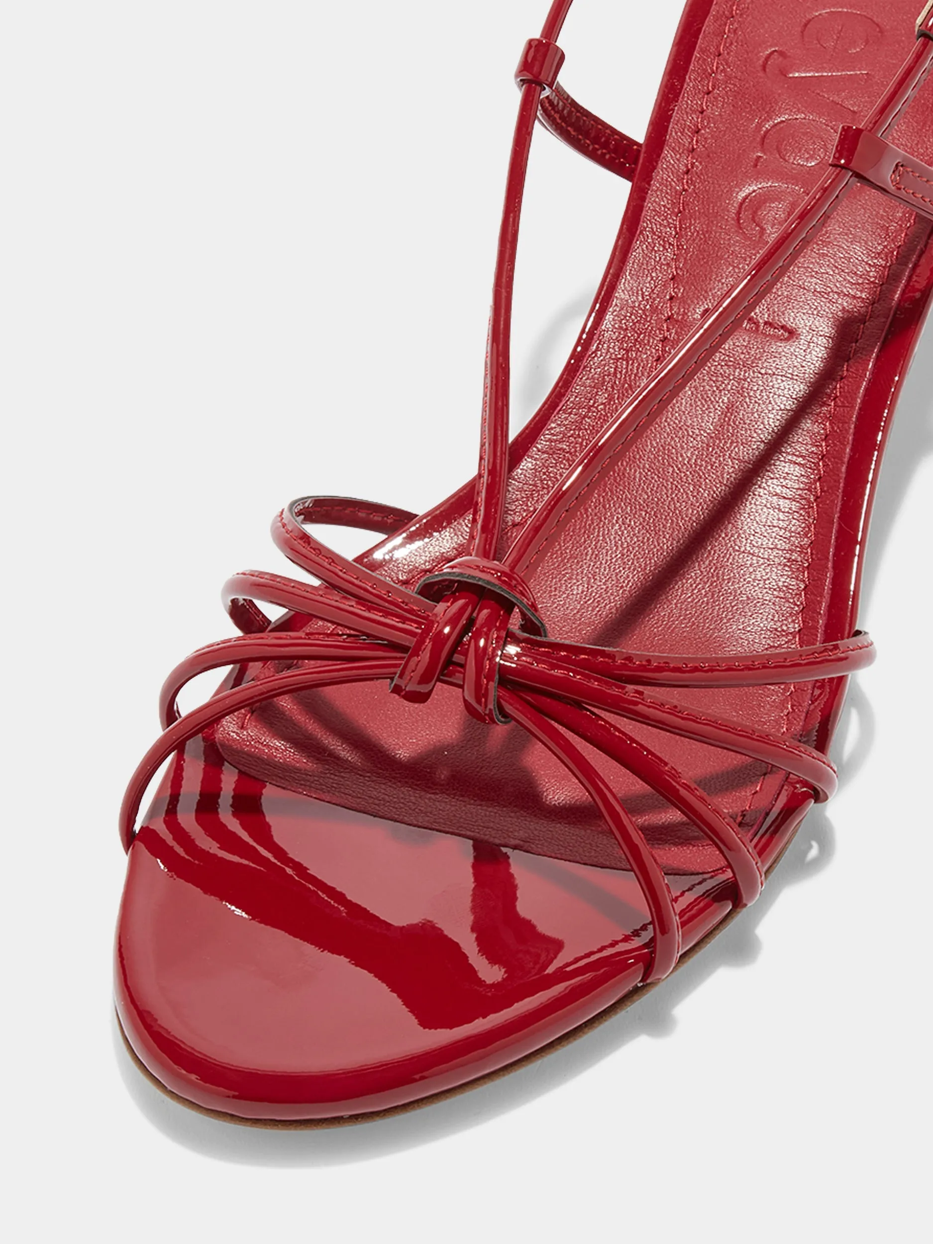 Chunky Heels Pink Heels Rhonda Leather Kitten-Heel Sandals