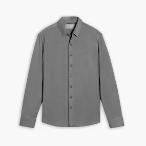 Winter Fashion Everyday Button-Down Shirt | Grey