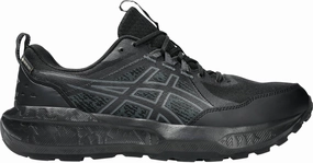 lace - trimmed - design shoes rubber outsole shoes Asics Gel Sonoma 8 GORE-TEX Mens Trail Running Shoes - Black