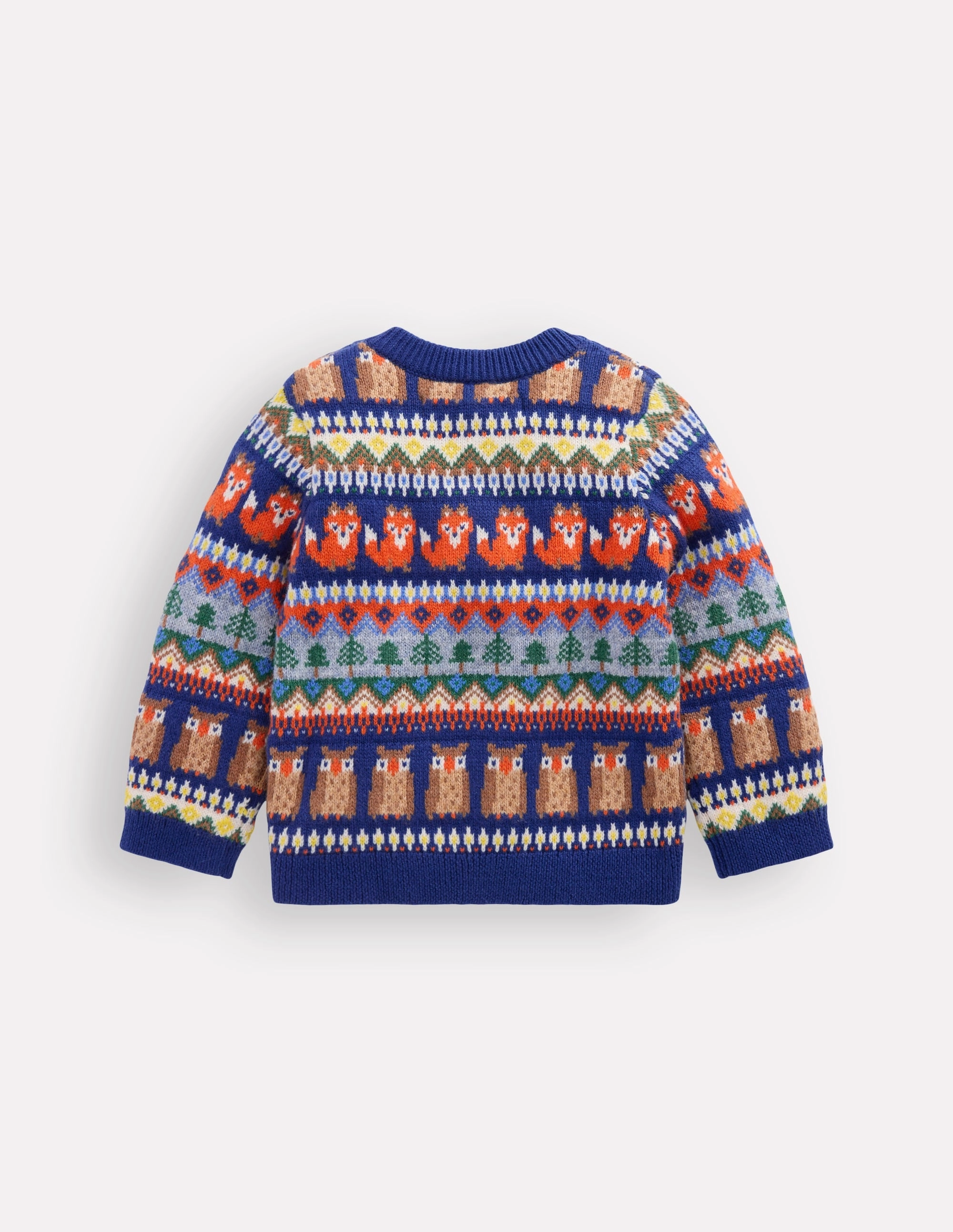 Fair isle Jumper-Multi Woodland Fair Isle Breathable Lining