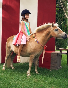 Fashion Daily Sunny Lace One Shoulder Woven Dress-Multi Spot