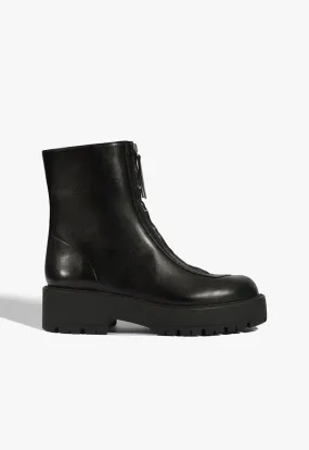 Farrah Leather Bootie Quick Drying Urban Commute