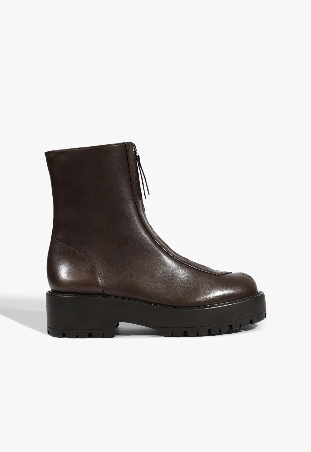 Grippy Outsole Rainy Day Commuter Farrah Leather Bootie